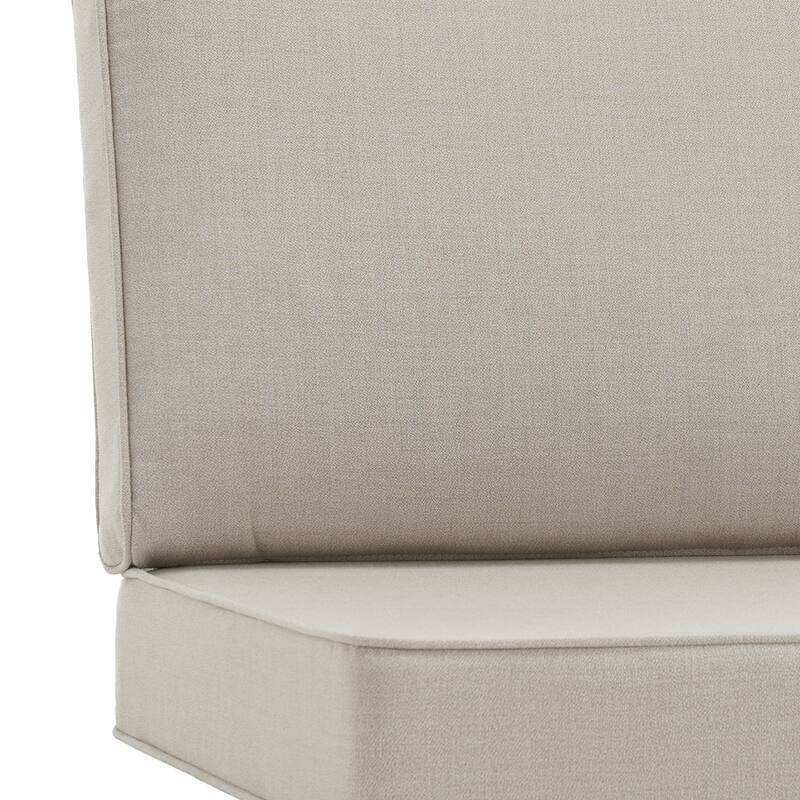 Outdoor 4.7" Thick Sunbrella Cushion Set with Back and Seat Cushions