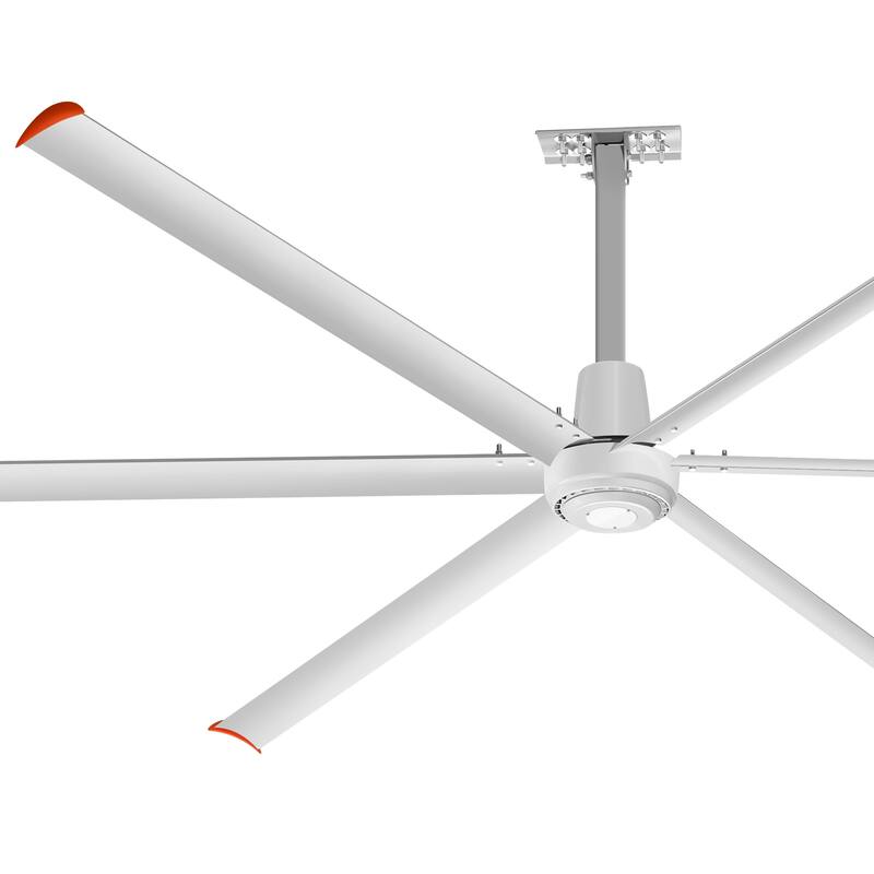 12ft HVLS Commercial 144" Ceiling Fan without Light with 6 Aluminum Blades