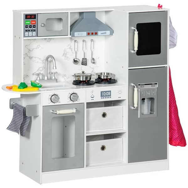 slide 2 of 10, Play Kitchen Set for Kids, Kids Kitchen Playset, for Ages 3-6 Years Kitchens