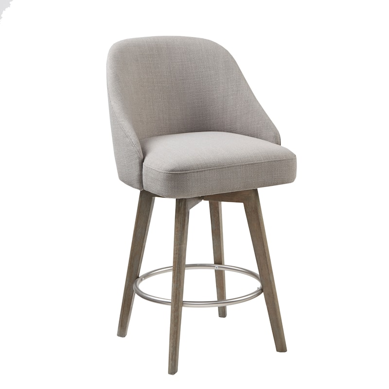 Madison Park Walsh Counter Stool With 360 degree Swivel Seat