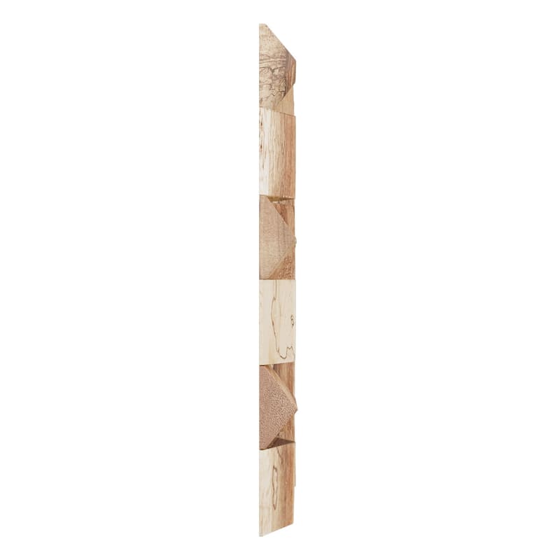 11 7/8"W x 11 7/8"H x 1/2"P Nova Wood Mosaic Wall Tile, Old Boat Wood - 11 7/8"W x 11 7/8"H x 1/2"P