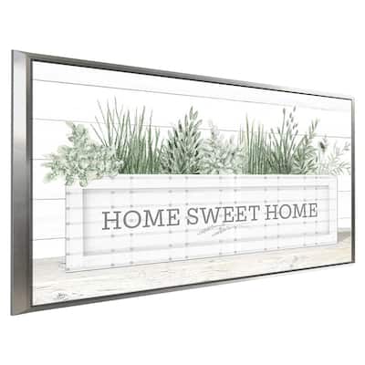 "Home Sweet Home" Print on Floating Canvas