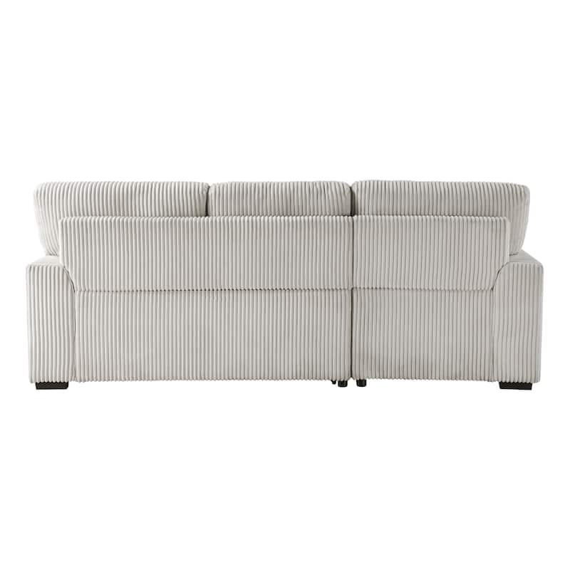 Manche 2-Piece Sectional Sofa with Pull-out Bed and Left Chaise
