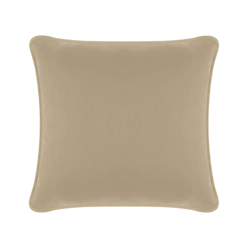 Sparkles Home Coordinating Pillow - 16x16 - Taupe Velvet