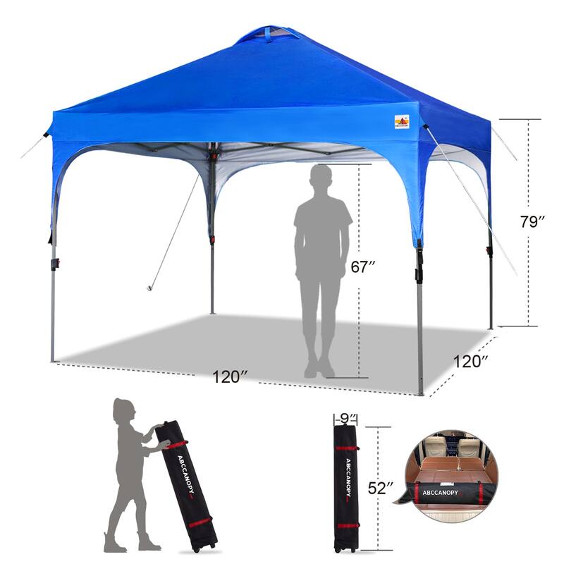 ABCCANOPY Outdoor Pop up Camping Sun Shelter Canopy Tent