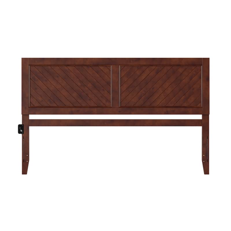 AFI Canyon Wood Headboard with Attachable Charger