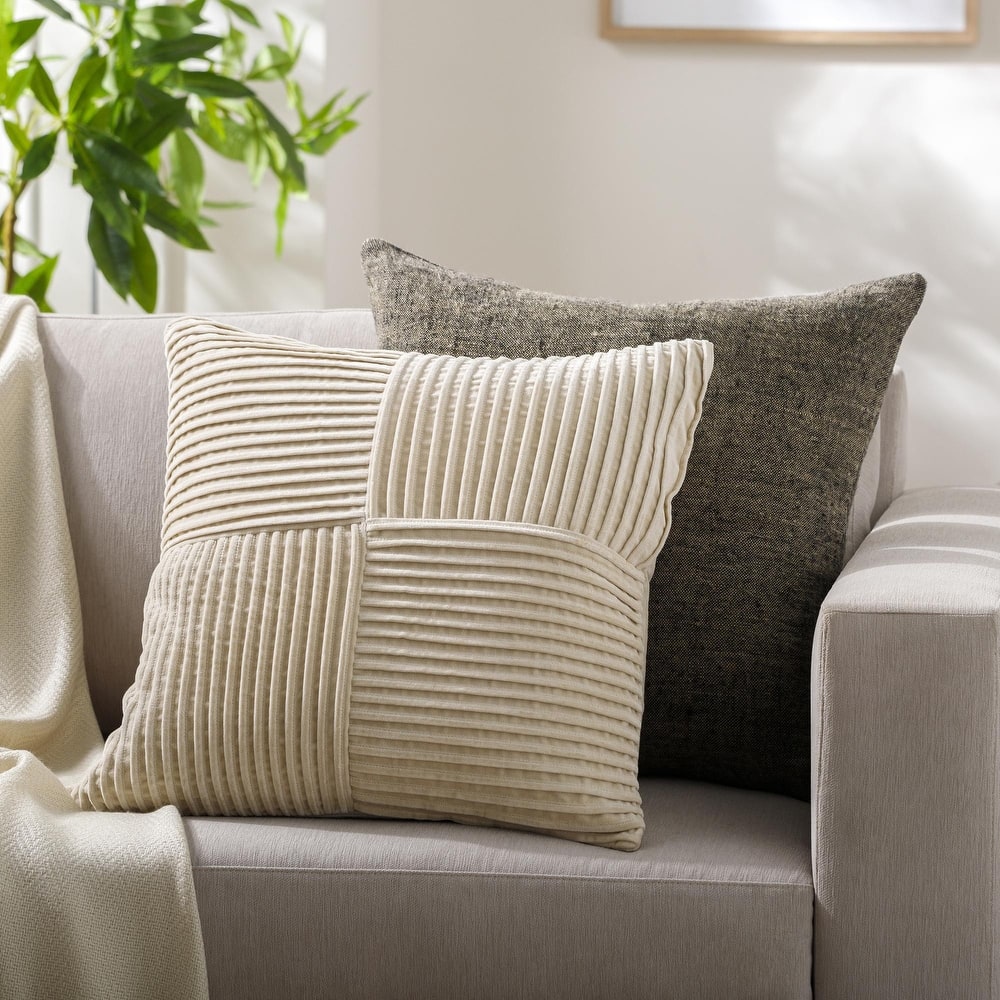 Maxence Modern & Contemporary Solid Color Throw Pillow