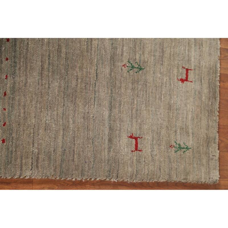 Little Animals Tribal Gabbeh Indian Accent Rug Handmade Wool Carpet - 2'9"x 4'11"