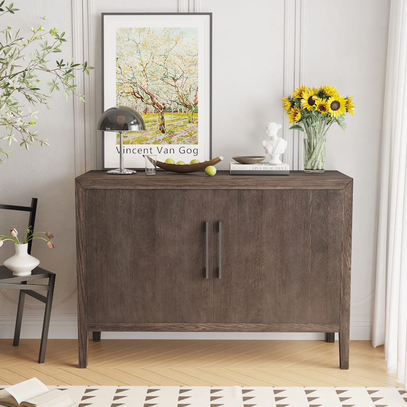 Storage Cabinet Sideboard Wooden Cabinet - Espresso