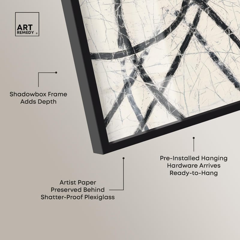 Intersecting Lines II Shadowbox by Art Remedy
