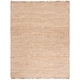 preview thumbnail 4 of 6, SAFAVIEH Handmade Natural Fiber Barbera Farmhouse Tassel Jute Rug 8' x 10' - Natural/Ivory - Rectangle