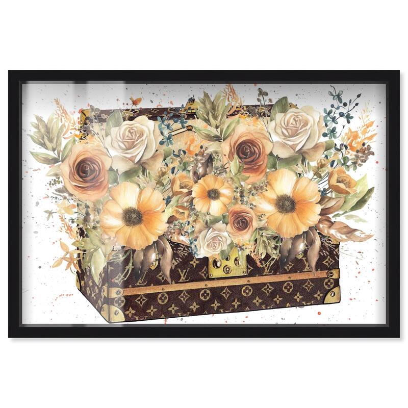 Doll Memories - Golden Memories Shadowbox by Art Remedy - Black - 36" x 24"