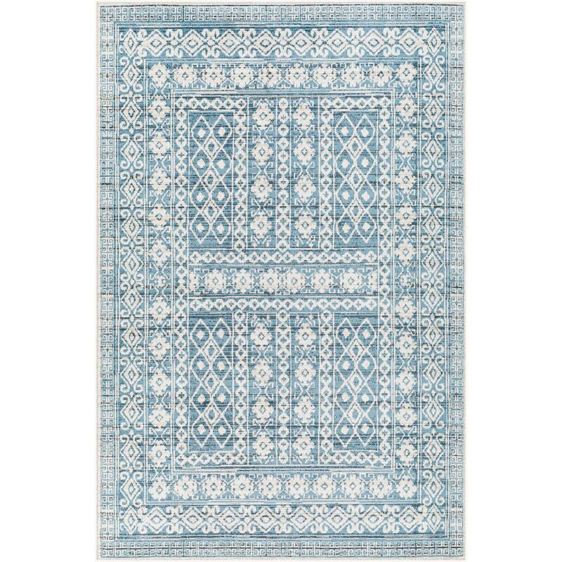 Livabliss Avonia Machine Washable Bohemian Floral Area Rug