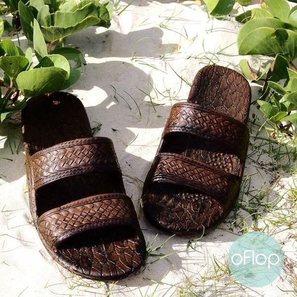 Pali Hawaii Jandals DARK BROWN with Certificate of Authenticity. Opens flyout.