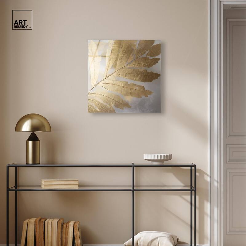 Golden Canopy (I) Acrylic by Art Remedy, Ready to Hang
