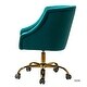 preview thumbnail 114 of 115, Lydia Swivel Height Adjustable Task Chair with Gold Base