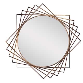 Metal Glam Wall Mirror 42 x 42 x 2
