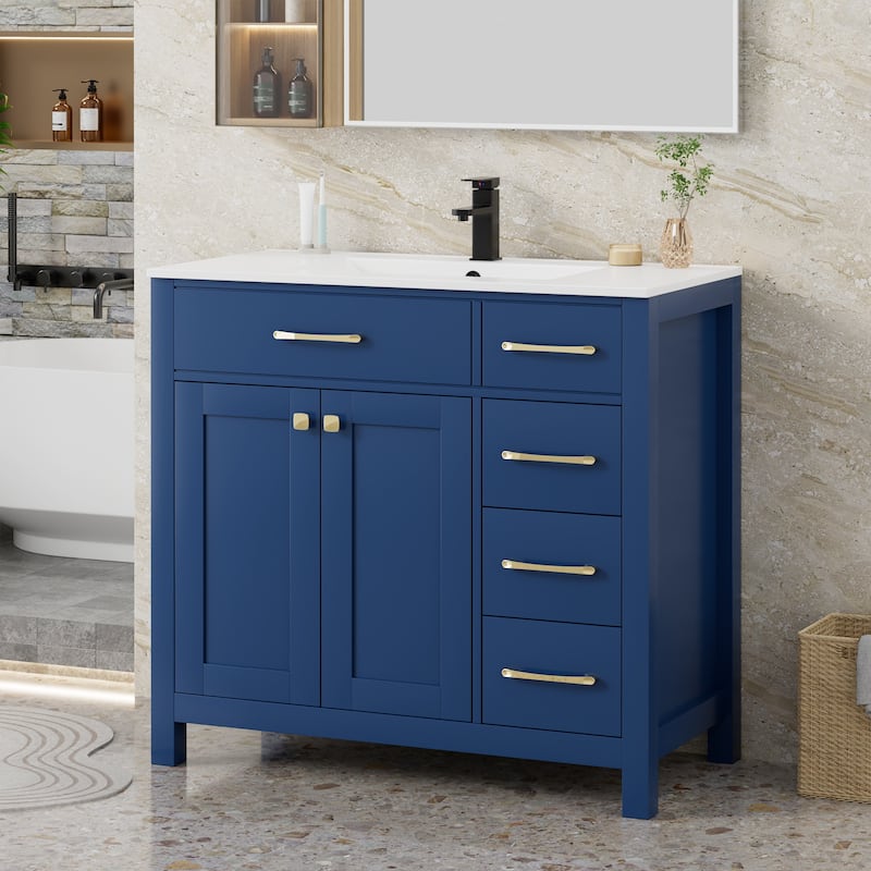 Sink Bathroom Vanity with Counter top Set