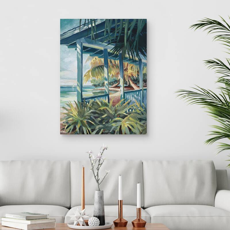 Pigeon Key Cottage by Kathleen Denis Canvas Art Print