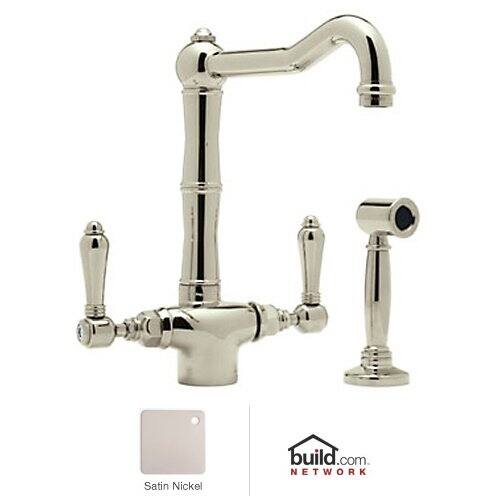 Shop Rohl A1679lmws 2 Country Kitchen Kitchen Faucet With Side