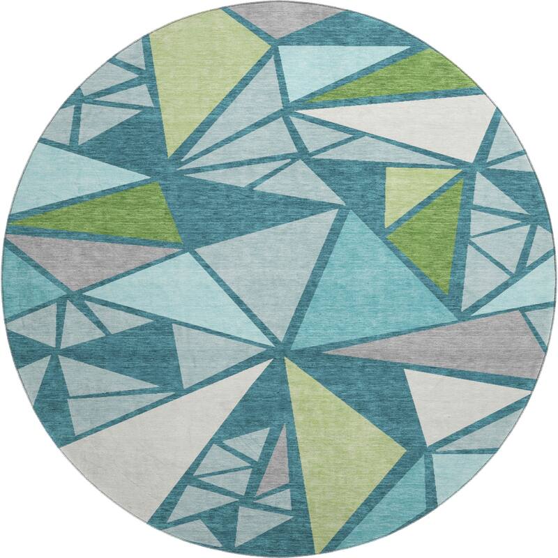 Premium Washable Super Soft Contemporary Mosaic Mayfield Rug