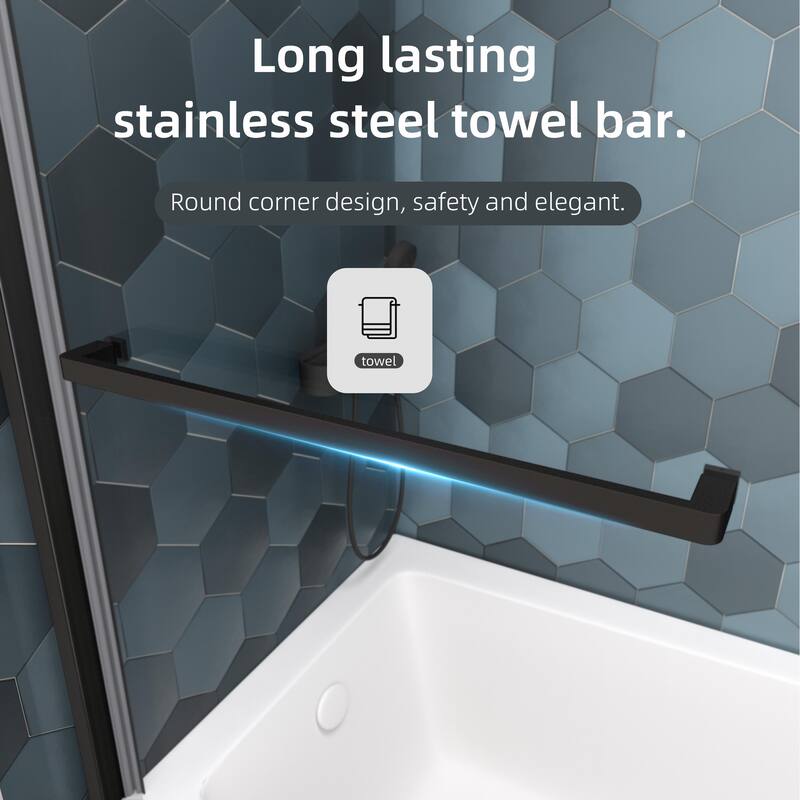 Bypass shower door, sliding door