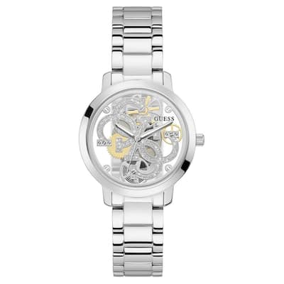 Guess Women's Quattro Silver Dial Watch - GW0300L1 - 6 (36)