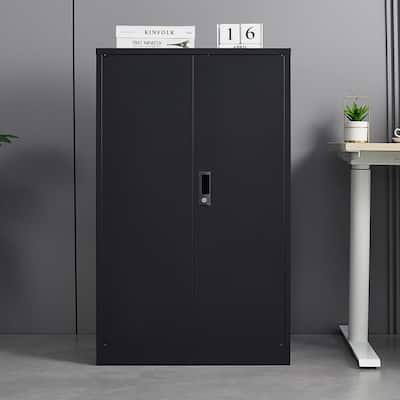 Folding Storage Locker Cabinets with Keys for Home, office