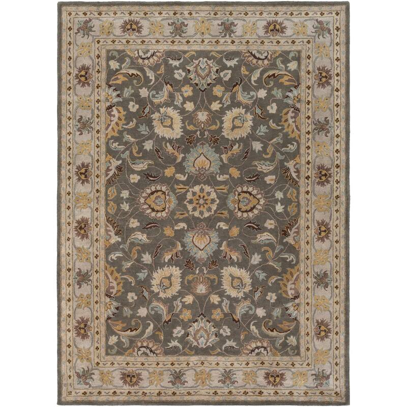 Livabliss Caesar Updated Traditional Border Area Rug.