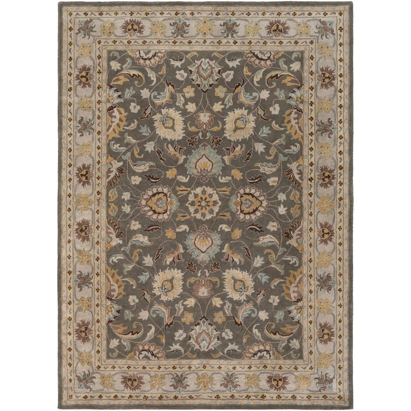 Livabliss Caesar Updated Traditional Border Area Rug.