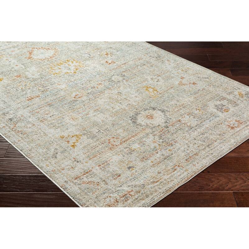 Livabliss Bitlis Faded Classic Floral Area Rug