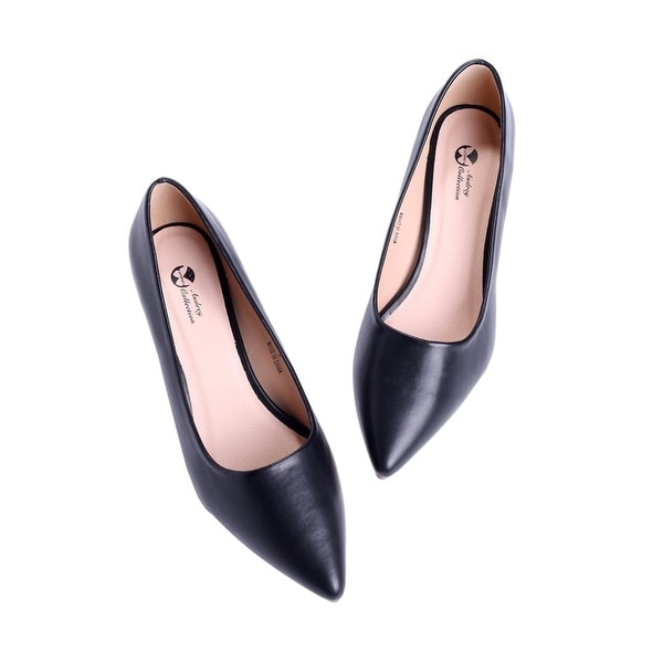 vegan leather pumps