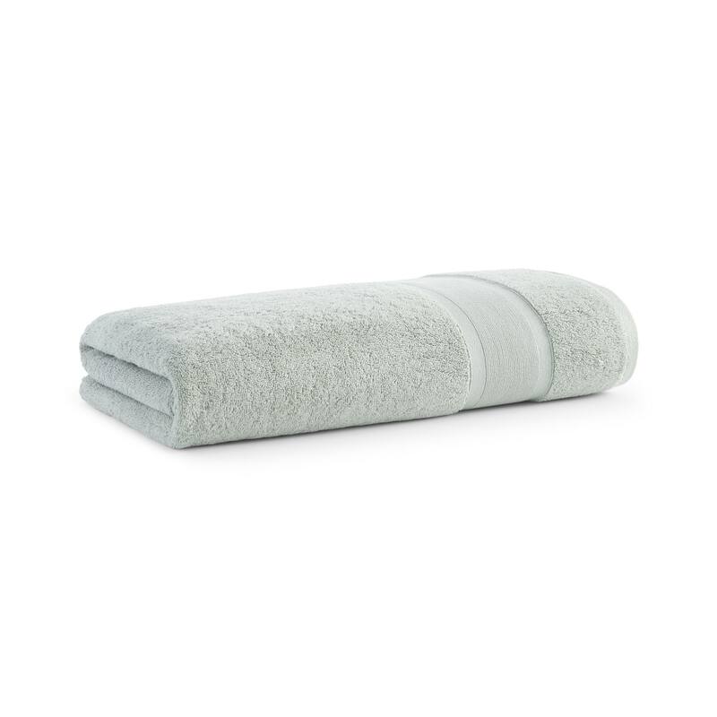 Aston & Arden Aegean Recycled Solid Towel Collection - Bath Sheet - Dark Sage