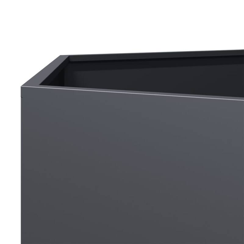 vidaXL Garden Planters Raised Vegetable Bed Elevated Flower Box Outdoor Steel