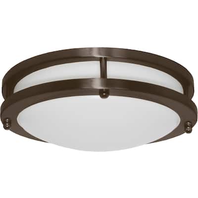 Elco ELD21240 Darby 12" Wide LED Flush Mount Drum Ceiling Fixture - 22
