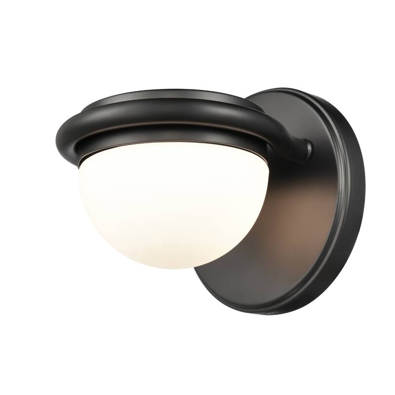 Nelly 14-inch Wide 2-Light Vanity Light in Matte Black