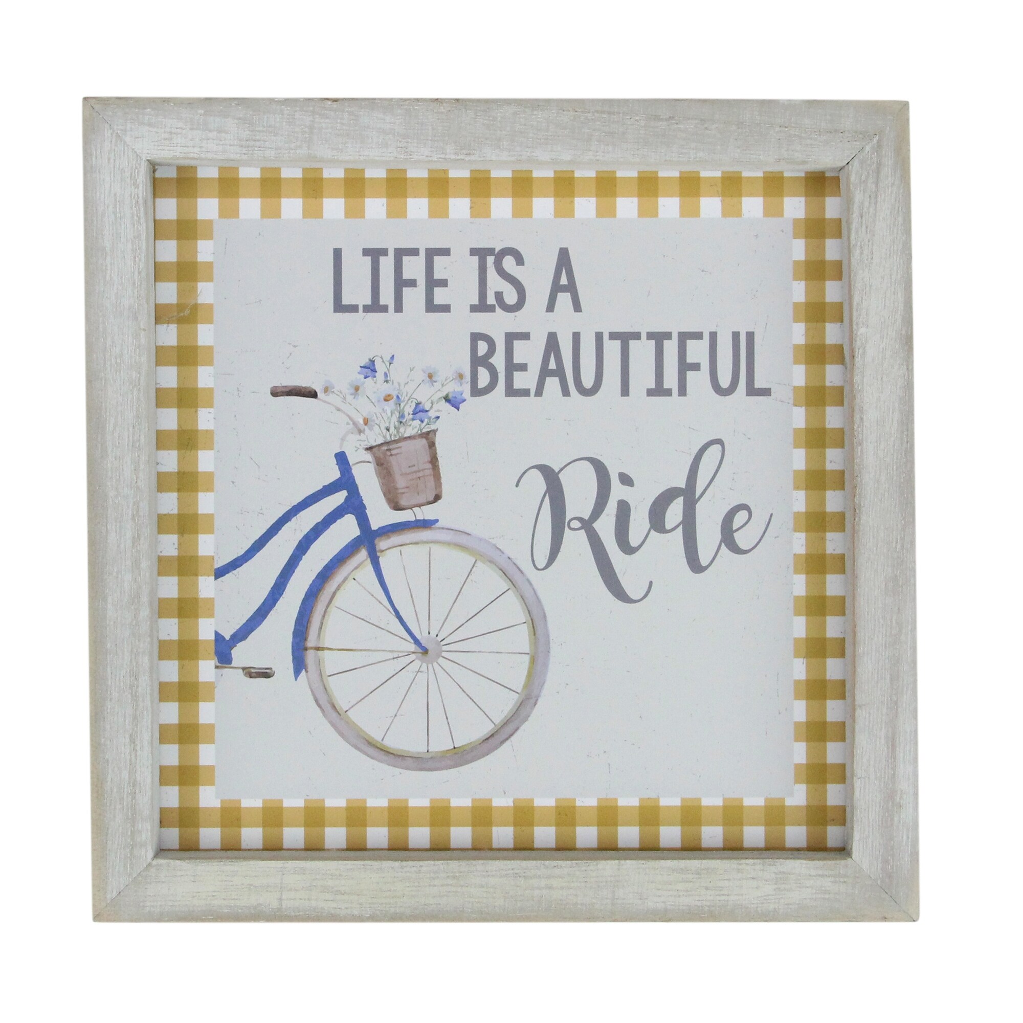 Shop 7 Blue And White Vintage Bicycle Life Is A Beautiful Ride