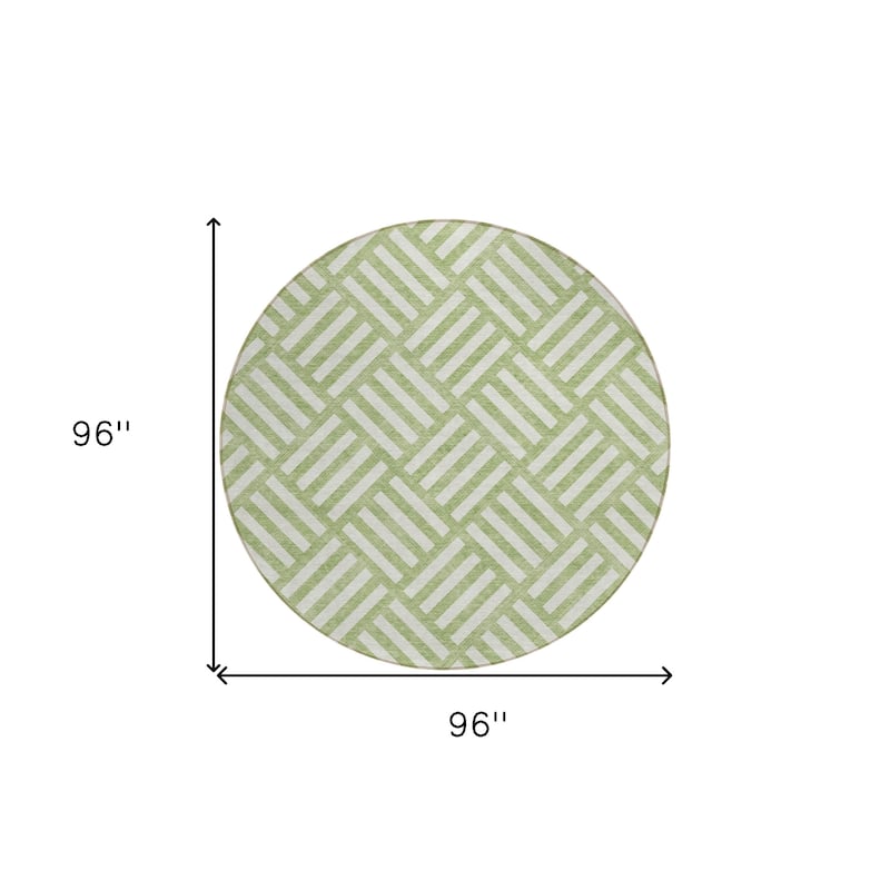 HomeRoots Geometric Transitional Rectangle Outdoor Rug