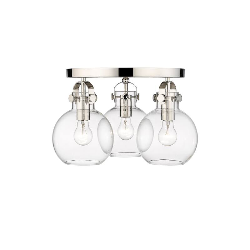 Innovations Lighting Newton Sphere - 3 Light 7" Flush Mount