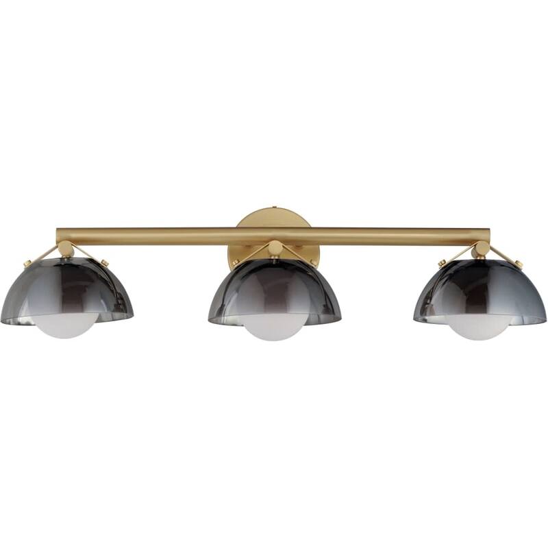 Studio M SM31003MSK Domain 3 Light 30" Wide LED Bathroom Vanity Light - Natural Aged Brass