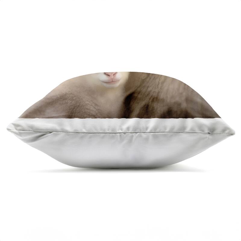 Stupell Lamb & Sheep Cuddles Printed Outdoor Throw Pillow Design by Heidi Kuntz