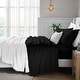 preview thumbnail 10 of 99, Superior Egyptian Cotton 650 TC Deep Pocket Sheet Set California King - 15"Deep Pocket - Black