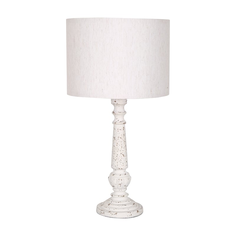 Rustic Table Lamp Bedside Nightstand Lamp Set of 2