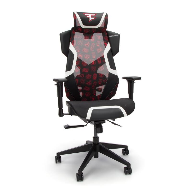 RESPAWN FLEXX Mesh Gaming Chair With Lumbar Support, Adjustable Headrest