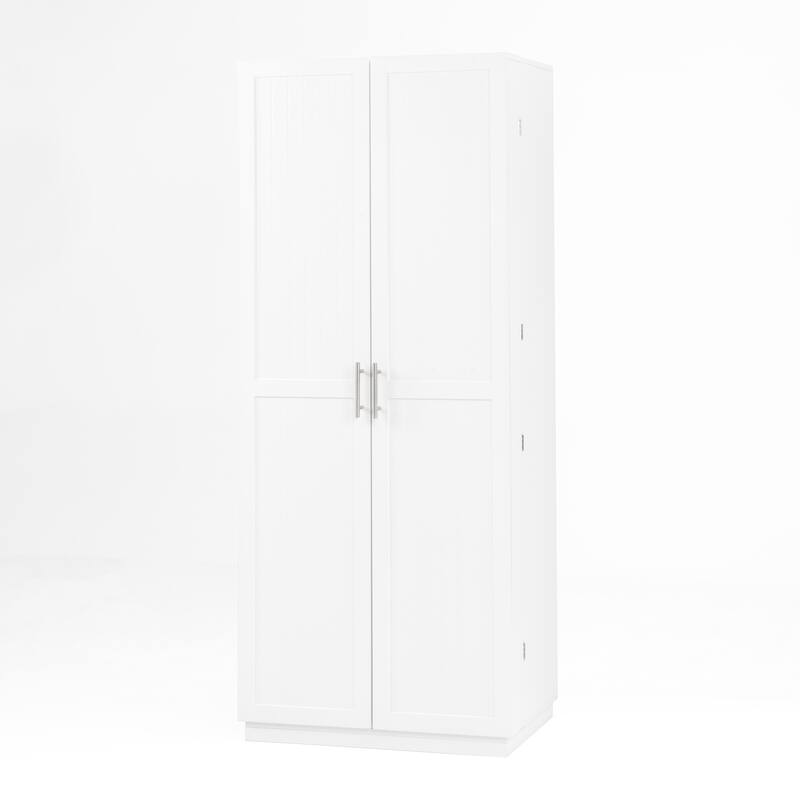 Kitchen Pantry Storage Cabinet, Freestanding Kitchen Cupboards, Buffet Cabinet with Doors & Adjustable Shelves