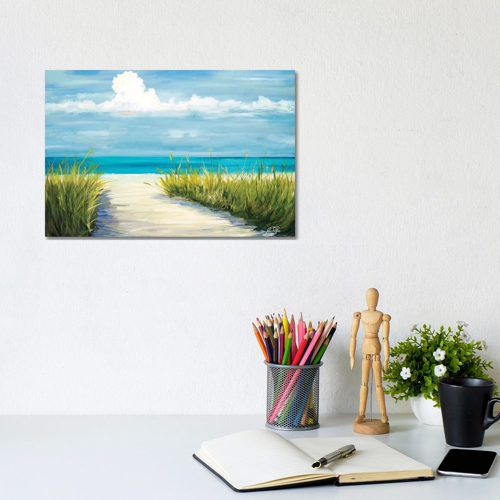 iCanvas "Beach Scene I" by Julie Derice Canvas Print