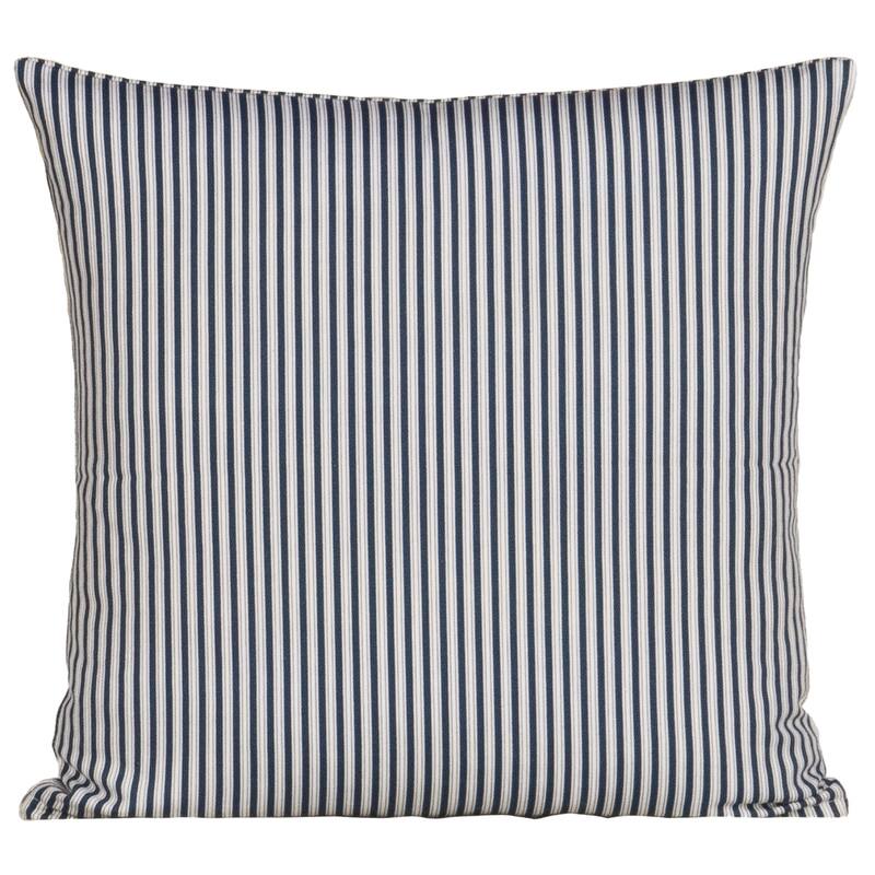 Magnolia Polo Stripe Washed Cotton Accent Pillow