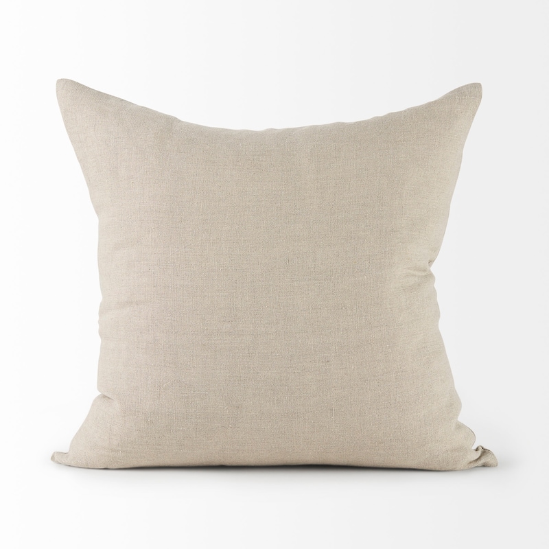 Lacey Beige & White Decorative Pillow Cover