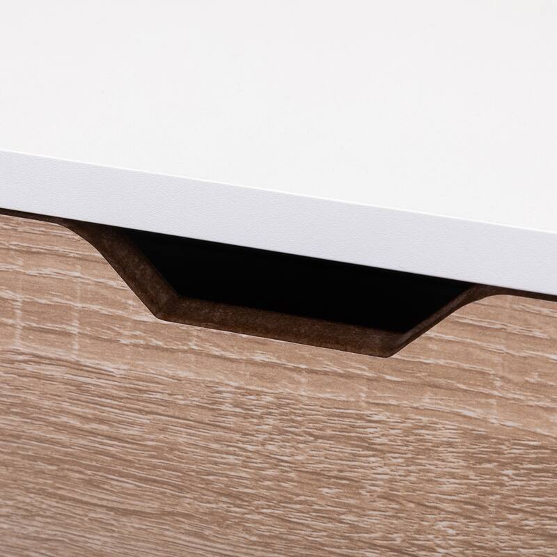 Side Table Storage Cabinet, Chic Corner Table Entry Table