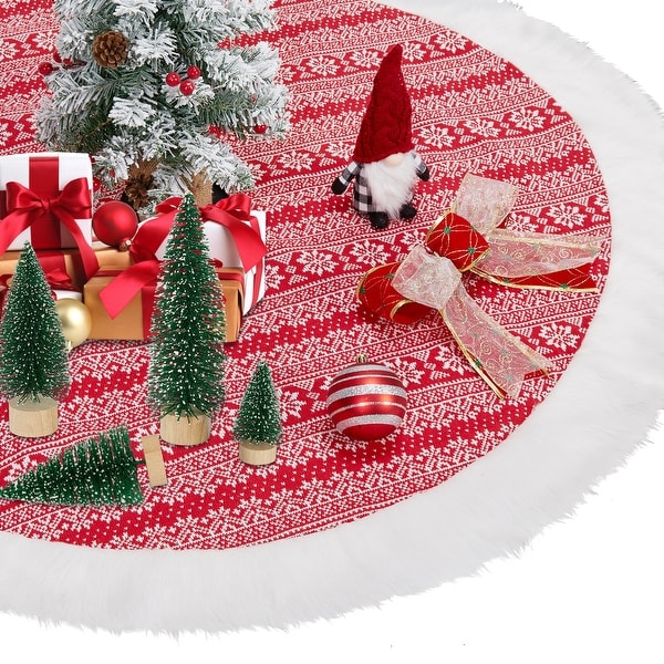 Silver tree skirt 48 inch on sale
